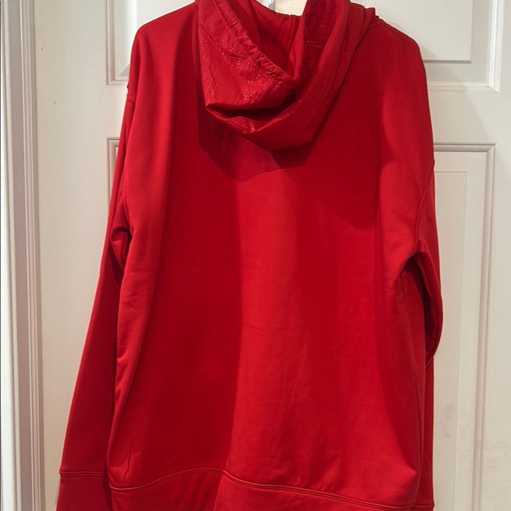 Champion Wisconsin Badgers Red Men's Jacket with White Logo - Picture 2 of 4